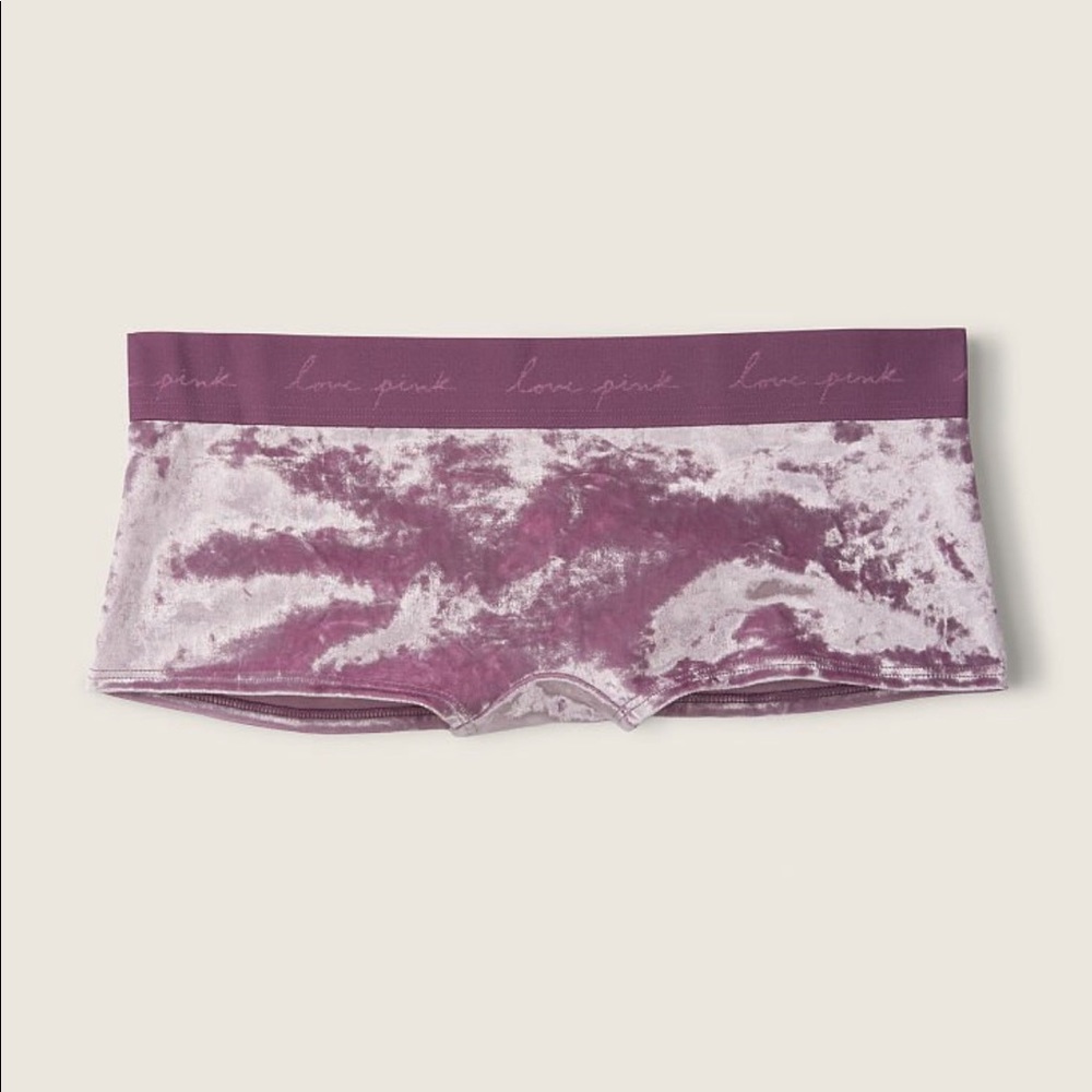 Victoria secret purple velvet shortie